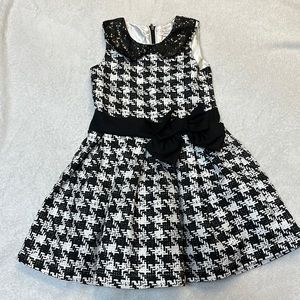 1989 Place Houndstooth party dress